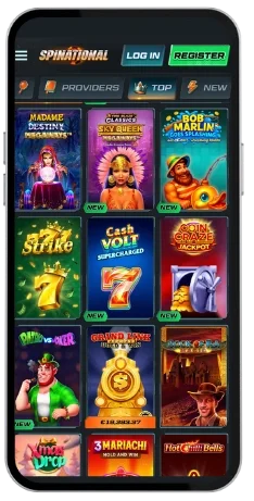 Spinational Casino sign in
